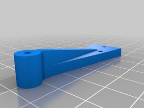 soporte patin de cola avion rc mecánica juguetes 3d print model - Mito3D