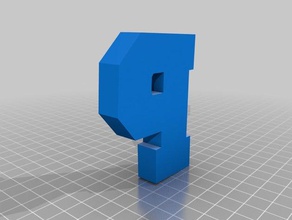 ponaganset logo Zeichen logos high school 3d print model - Mito3D