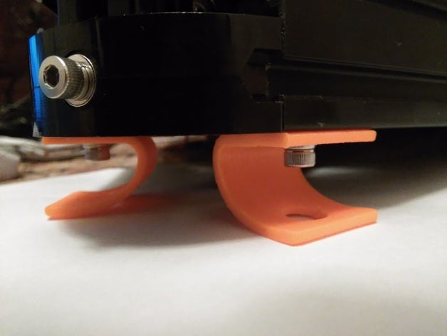 simple damper 2020 flame 3d printerskossel others parts dampener delta kossel 3D print model - Mito3D