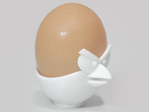 angry bird egg cup de los hogares la pascua casa cocina bote 3d print model - Mito3D