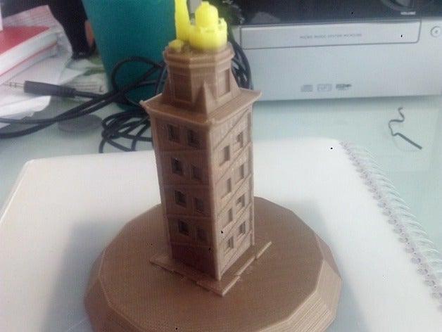 torre de hercules 3d impressão 3D print model - Mito3D