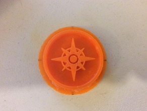 compass stamp other 3d print model - Mito3D