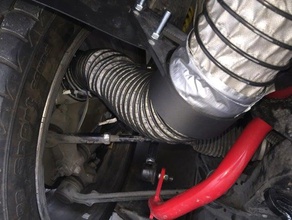 camaro brake air duct bracket automotive 3d print model - Mito3D