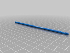 mi personalizados paramétrico de la aguja ganchillo art herramientas 3d print model - Mito3D