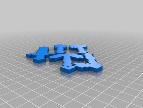minecraft tools keychain hole modified fit tom printbed toy game accessories 3d slash 3d print model - Mito3D