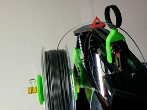 prusa Acryl afinibot spool-Halter 3d Drucker - Zubehör geeetech i3b acryli i3 rework 3d print model - Mito3D