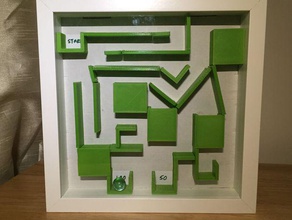 3d-gedruckte marble maze Spiele Kugelbahn 3d print model - Mito3D