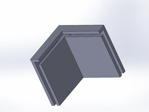 mirror corner household 3d print model - Mito3D