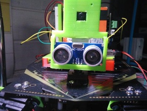 cam hc-sr04 mount robotics 3d print model - Mito3D