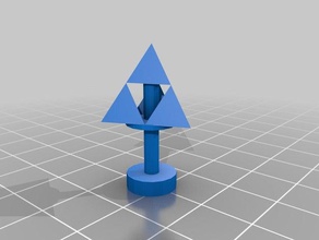 triforce gemello 3d stampa 3d print model - Mito3D