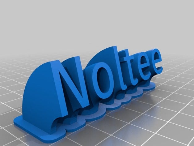 noltee office personalizado 3D print model - Mito3D