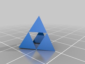 triforce 3d stampa 3d print model - Mito3D