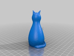 lindas kitty scans replicas makerbotdigitizer 3d print model - Mito3D