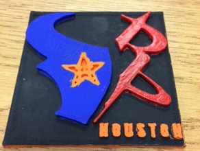 houston squadre sportive all'aperto 3d print model - Mito3D