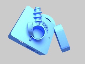 corona lampone più grande art boolean artiglio bevanda rottami unione 3d print model - Mito3D