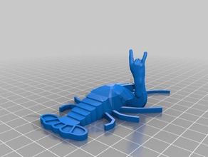 rock lobster signs logos lobsta 3d print model - Mito3D