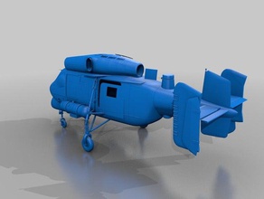 helicóptero modelos 3d print model - Mito3D