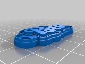 bia keychains customized 3d print model - Mito3D
