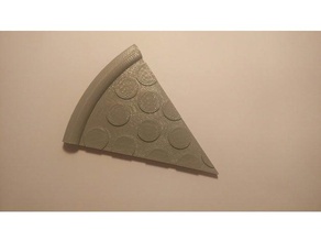 pizza simples 3d impressão 3d print model - Mito3D