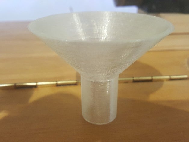 simple funnel fish feeder pets 3D print model - Mito3D