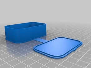 il mio auricolare bluetooth personalizzata cassa rettangolare contenitori 3d print model - Mito3D