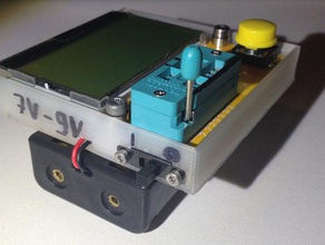personalizável avr medidor de esr caso eletrônica 3d print model - Mito3D