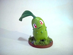 chikorita modelos pokemon figura figuras brinquedo 3d print model - Mito3D