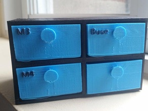 boitier cuadro 3d de la impresora accesorios disposición kossel pursa personal acuerdo prusa i3 rangement caja herramientas 3d print model - Mito3D