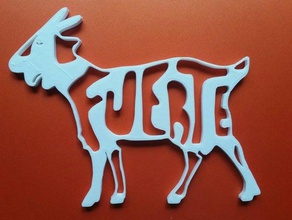 fuerte goat signs logos 3d print model - Mito3D