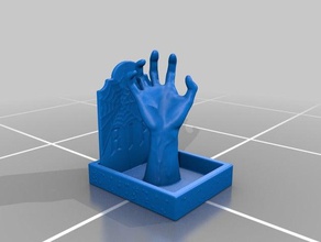 spooky tombe boîte à bijoux organisation 3d print model - Mito3D