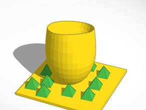 flower egg holder tools 3d print model - Mito3D