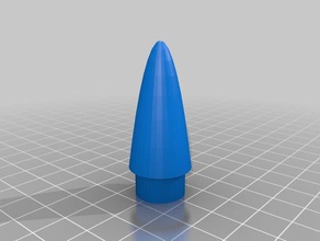 model roket cap vücut hobi 3d print model - Mito3D