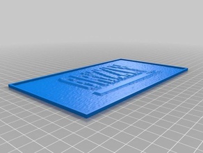 grizzly griptape 2d art personalizado 3d print model - Mito3D