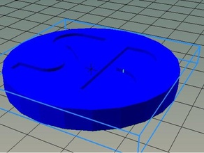 smallbig cieco token di poker 3d la stampante accessori 3d print model - Mito3D