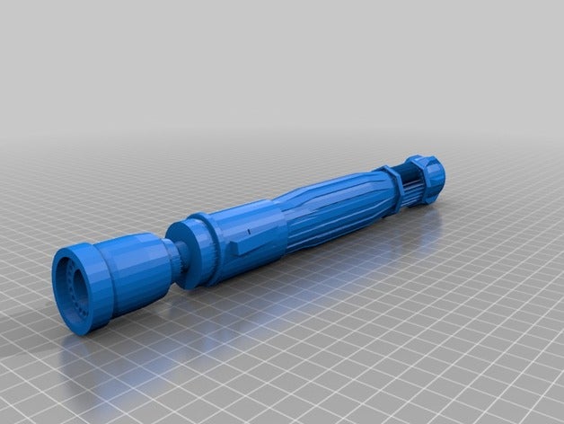 lightsaber 1 print custom hilt 3d printing 3D print model - Mito3D