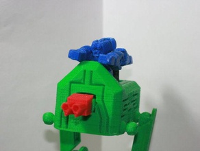 modiomech modioman modiothingmaker mechanisch ist - Spielzeug battlemech aus modio modiochallenge Herausforderung Roboter thingmaker design 3d print model - Mito3D