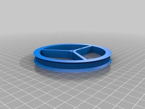 mi personalizados simple pulleygear la robótica 3d print model - Mito3D