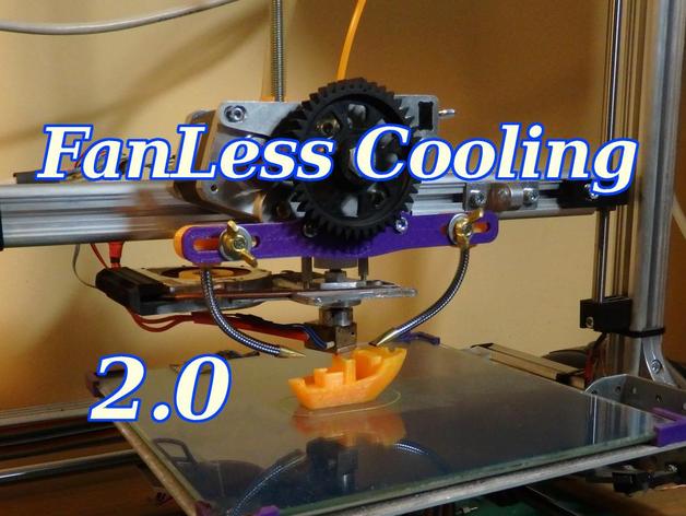 refrigeración sin ventilador piezas 20 3 d la impresión 3dprintable 3dprinting 3drag Impresora 3d La en activa enfriador conducto de sistema diy extrusor k8200 velleman boquilla más fresco enfriamiento del prusa i3 sgabolab 3D print model - Mito3D