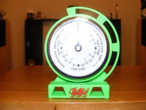 dragon tide clock gadgets 3d print model - Mito3D