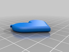 cœur colier coeur accessoires 3d print model - Mito3D