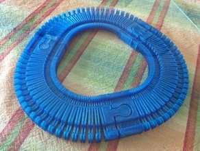 doppelseitiges remix anpassbare flexible Spielzeug-Gleise Spiel - Zubehör brio thomas 3d print model - Mito3D