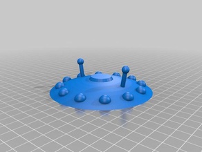 my customized flying saucer other 3d print model - Mito3D