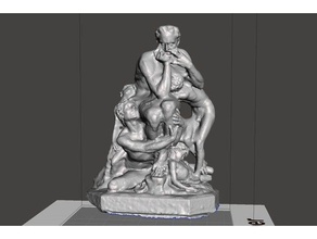 ugolino esculturas a arte francês italiano estátua 3d print model - Mito3D