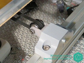 scalaire pignon fourche delrin 3d de l'imprimante accessoires des systèmes modulaires tendeur courroie poulie renvoi mise à niveau la partie xl 3d print model - Mito3D