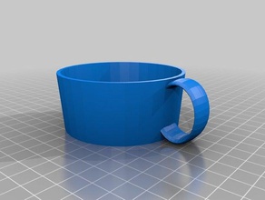 heiße Tasse-Halter 3d drucken 3d print model - Mito3D