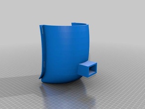 vorne Hund Rollstuhl einfach Tiere 3d print model - Mito3D