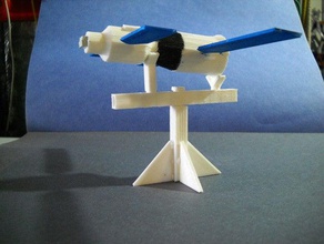 universal model stand rocket gantry models 3d print model - Mito3D