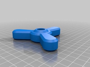 hand knob m12 3wing parts customized 3d print model - Mito3D