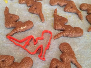mudflap girl cookie cutter kitchen dining 3d print model - Mito3D