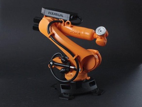 kuka kr150 robot industriale modello in scala di ingegneria braccio articolato l'automazione studio del movimento mobili produzione robotica 3d print model - Mito3D